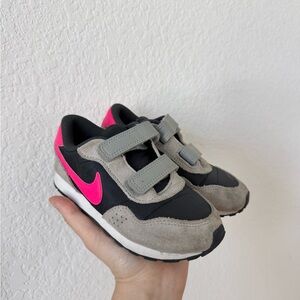 Nike Kids' Black and Pink Sneakers
